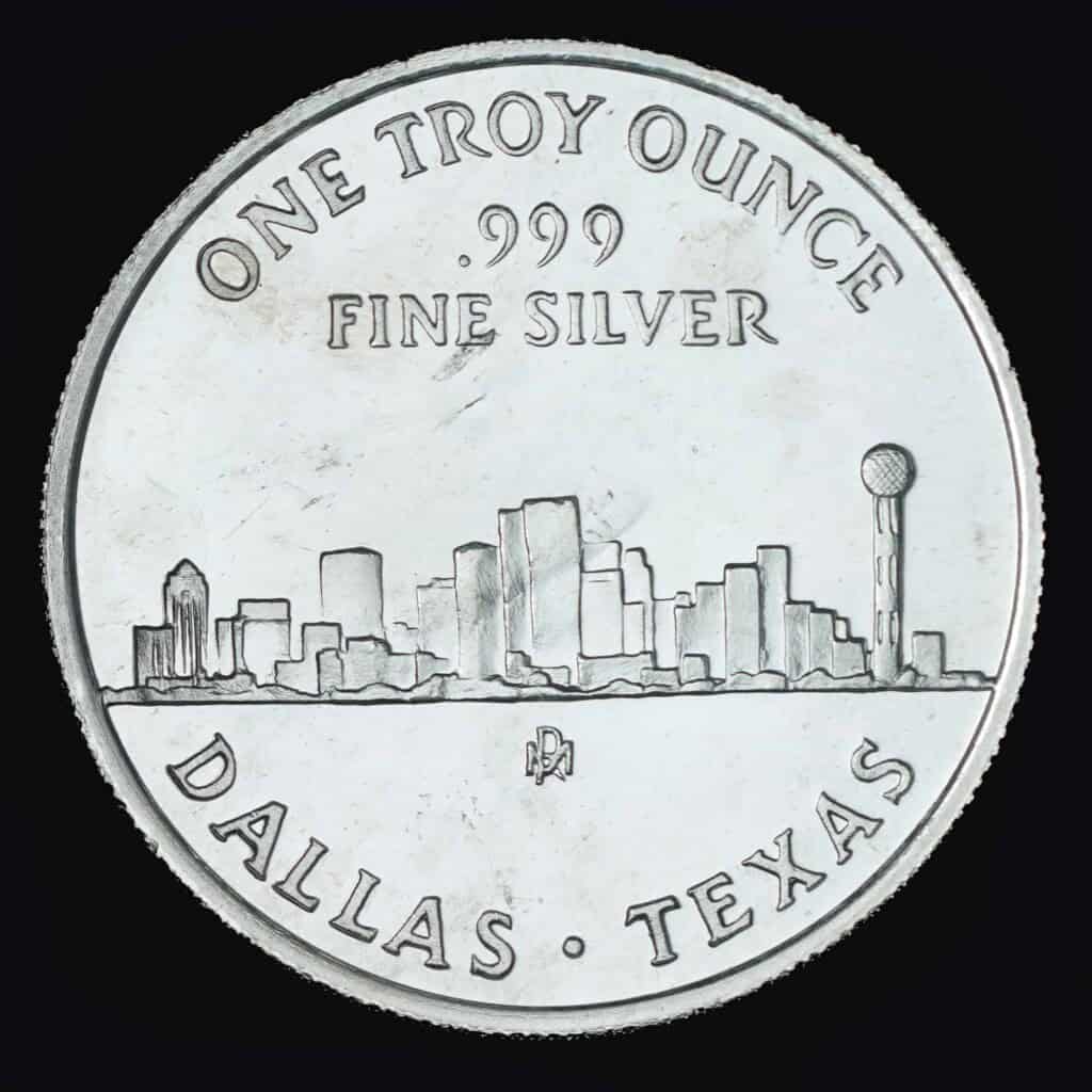 1984 Republican National Convention Silver Round Reverse
