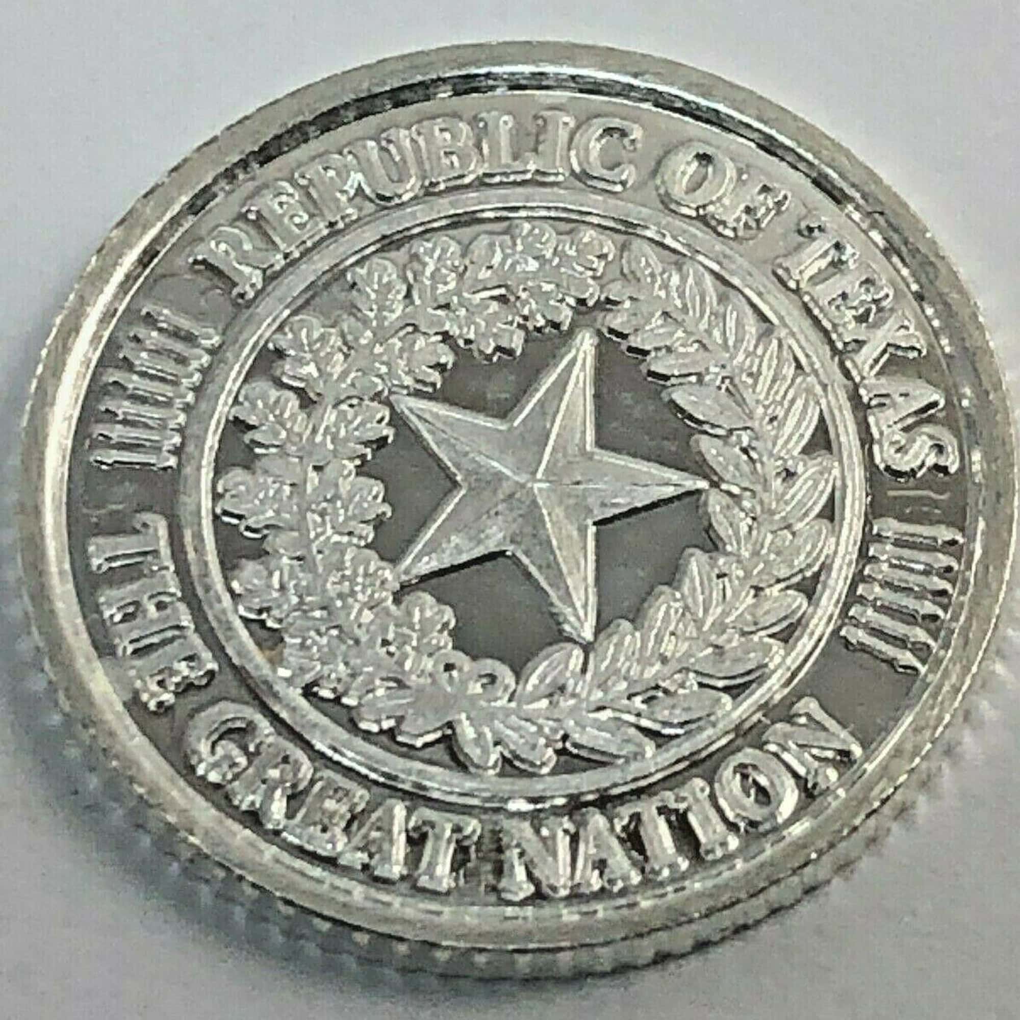 2004 Republic of Texas One Twentieth Texas Shekel reverse