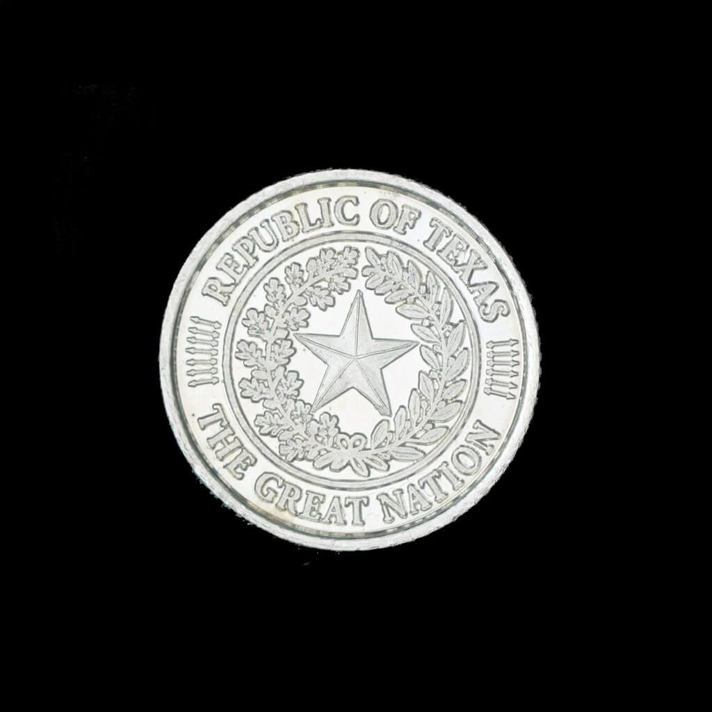 2004 Republic of Texas One Twentieth Texas Shekel Reverse