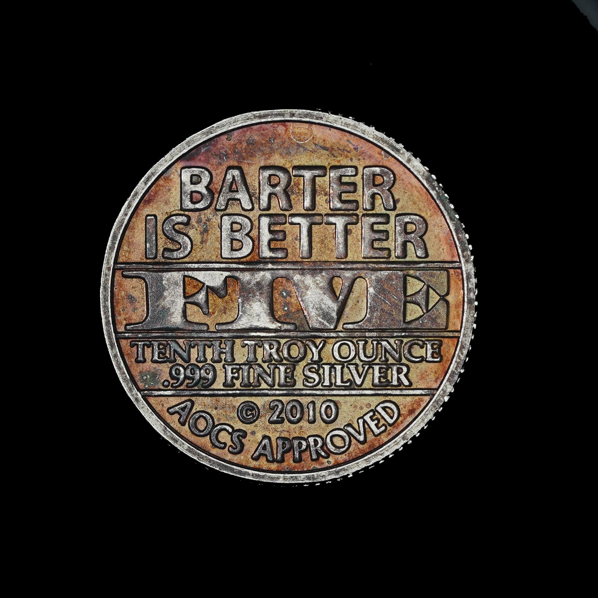 2010 Go Local Buy Local Silver Round reverse