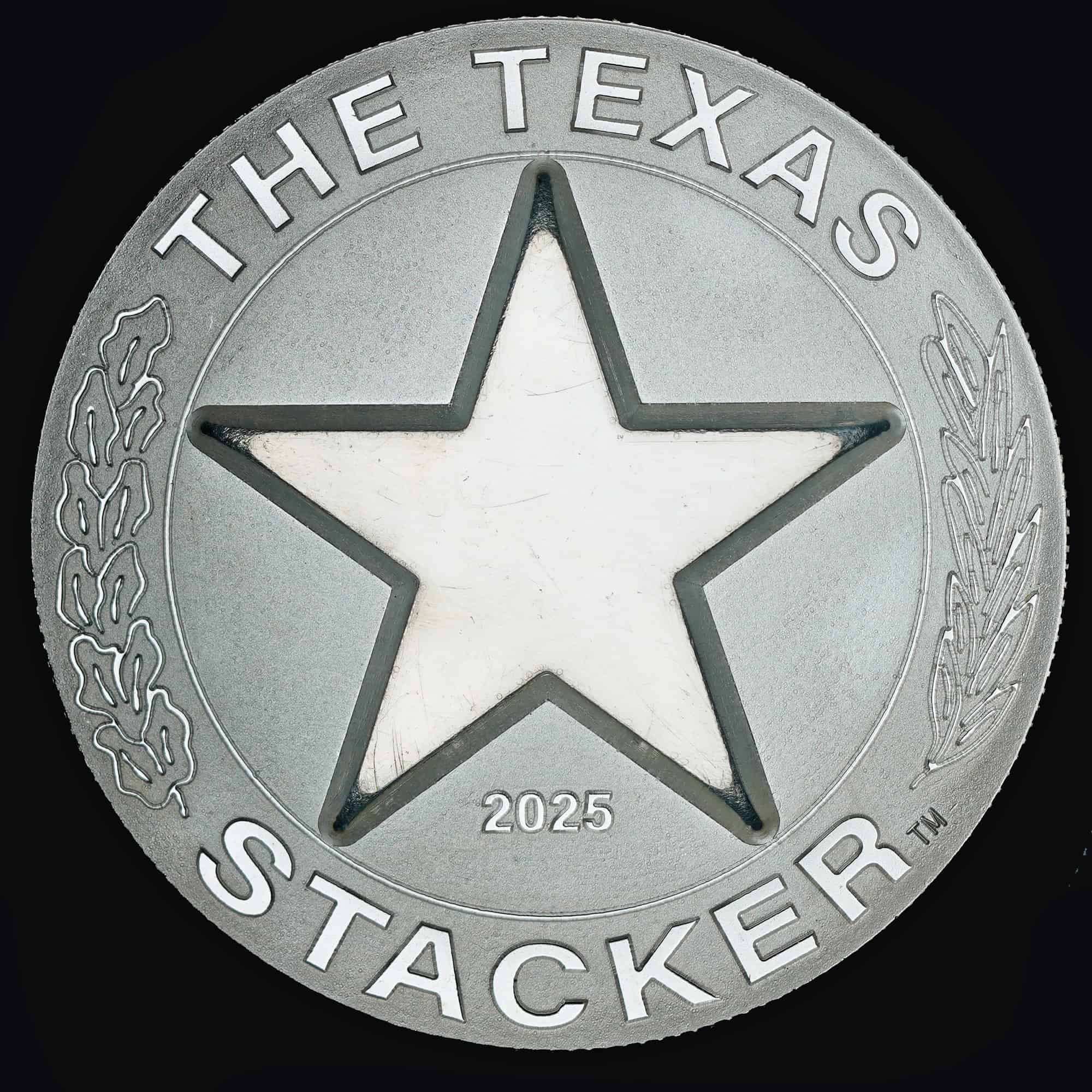 2025 Texas Stacker Silver Round obverse