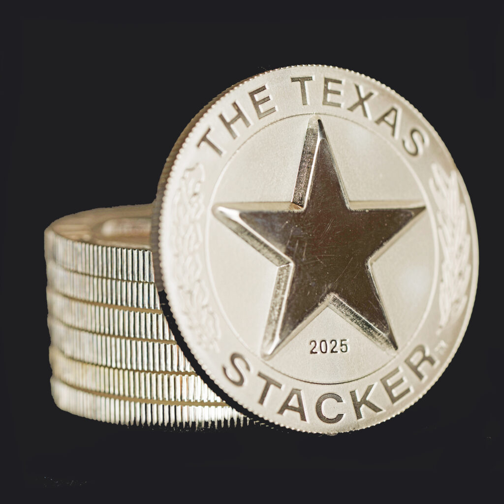 The Texas Stacker Silver Round