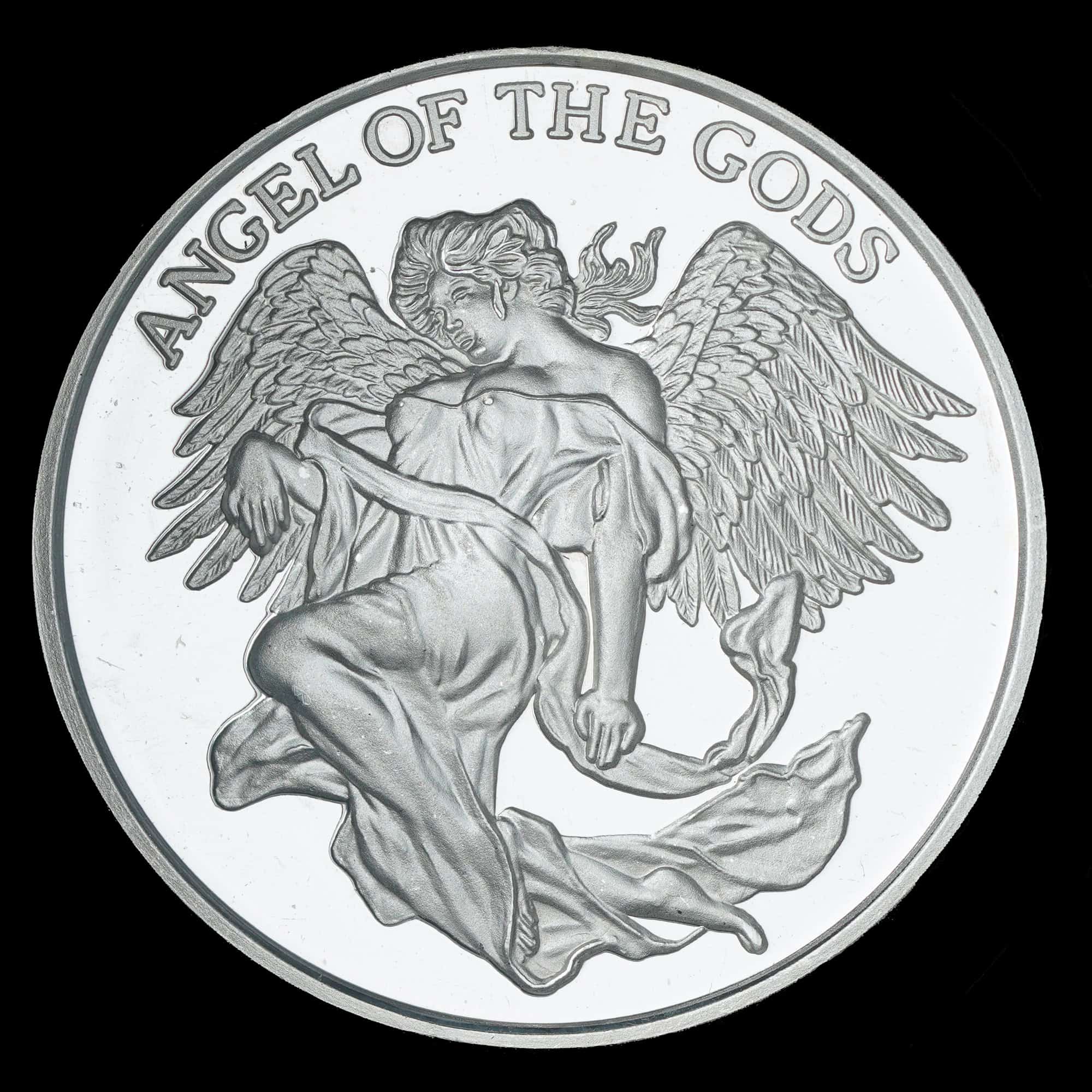1987 Angel of the Gods AMC Mythological Legends Silver Round