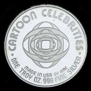 1987 Dick Tracy Wrist Radio AMC Silver Round reverse