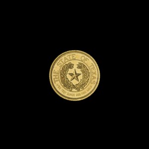 1987 Official Texas Bullion Gold 1/20 oz (ACM) reverse