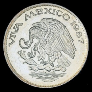 1987 Viva Mexico TIM Silver Round