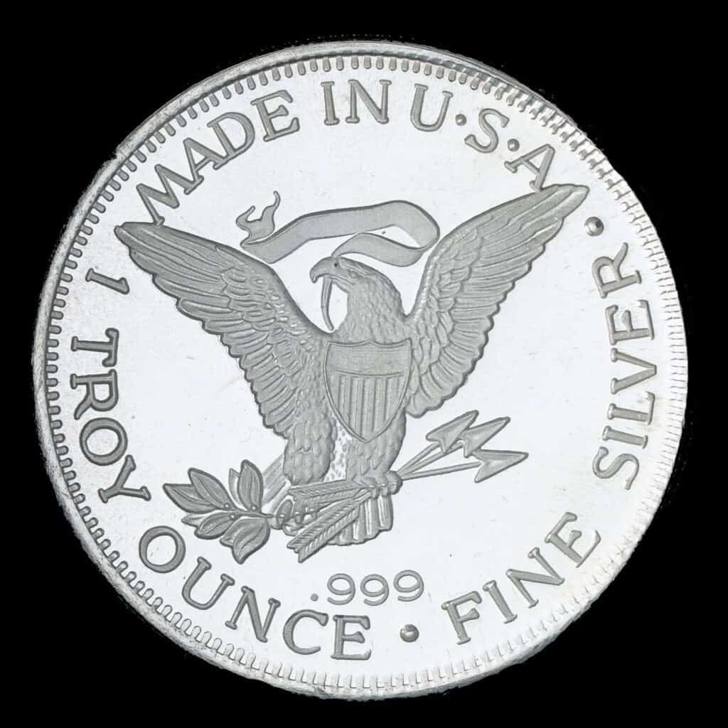 1988 Totem Pole AMC Silver Round Reverse