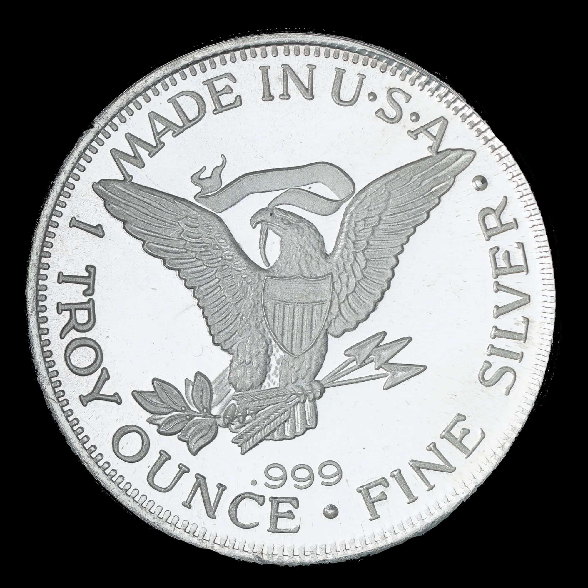 1988 Totem Pole AMC Silver Round reverse