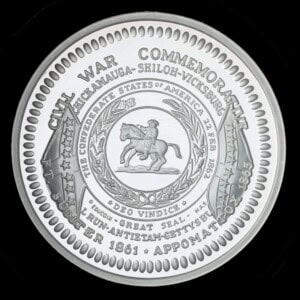 2009 Dixie Dollar Civil War Commemorative Silver Round