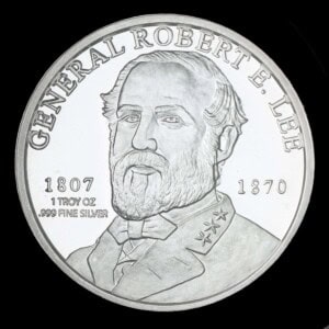 2009 Robert E. Lee Southern Hero Silver Round obverse