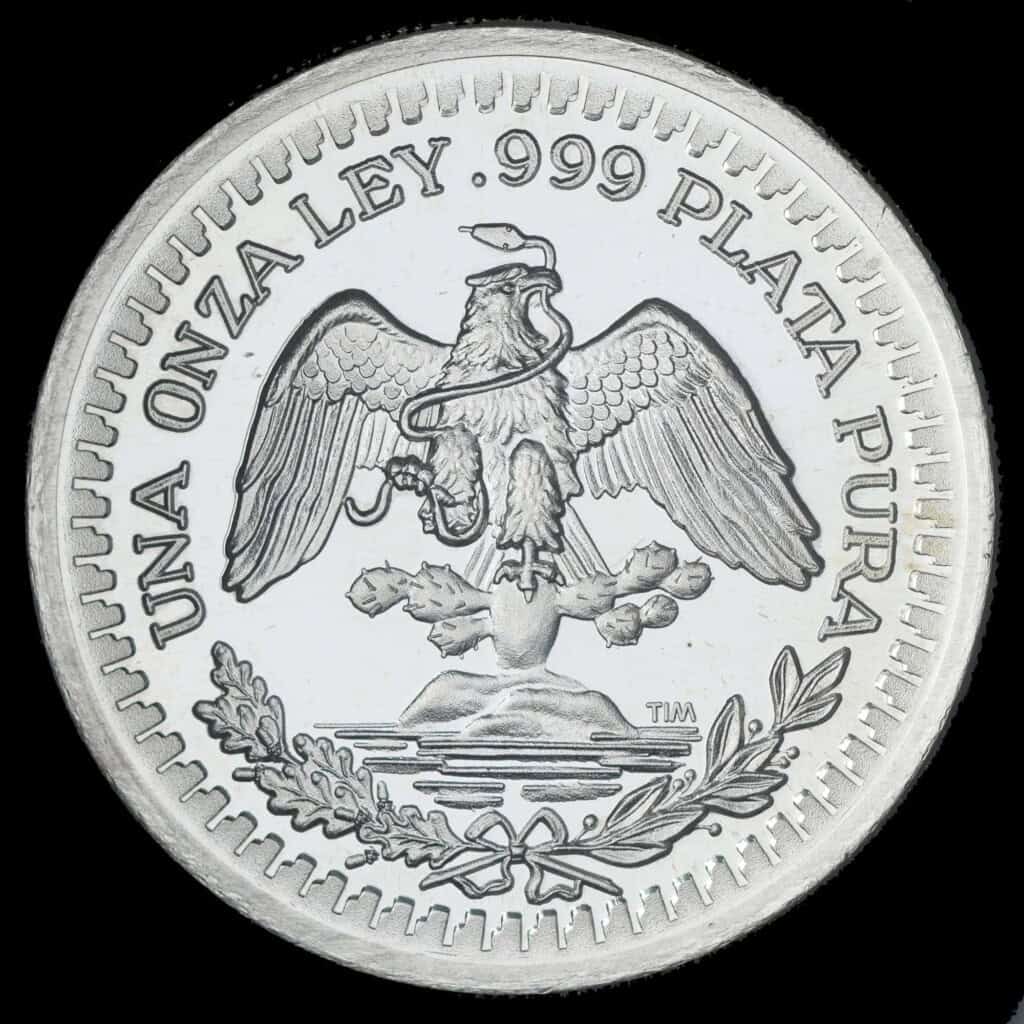 1987 Viva Mexico Cap and Rays TIM Silver Round Reverse