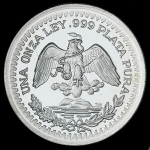1987 Viva Mexico Cap and Rays TIM Silver Round reverse