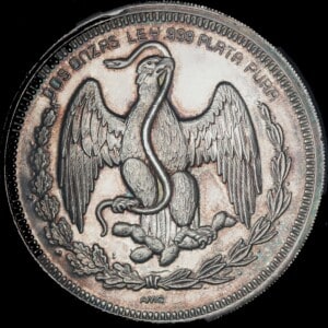 1988 Emiliano Zapata AMC Silver Round 2 oz reverse