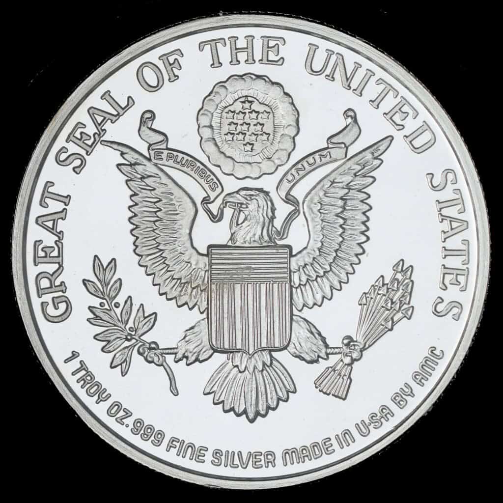 1988 I Want You AMC Silver Round Reverse
