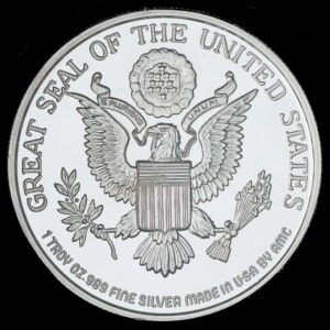 1988 I Want You AMC Silver Round reverse