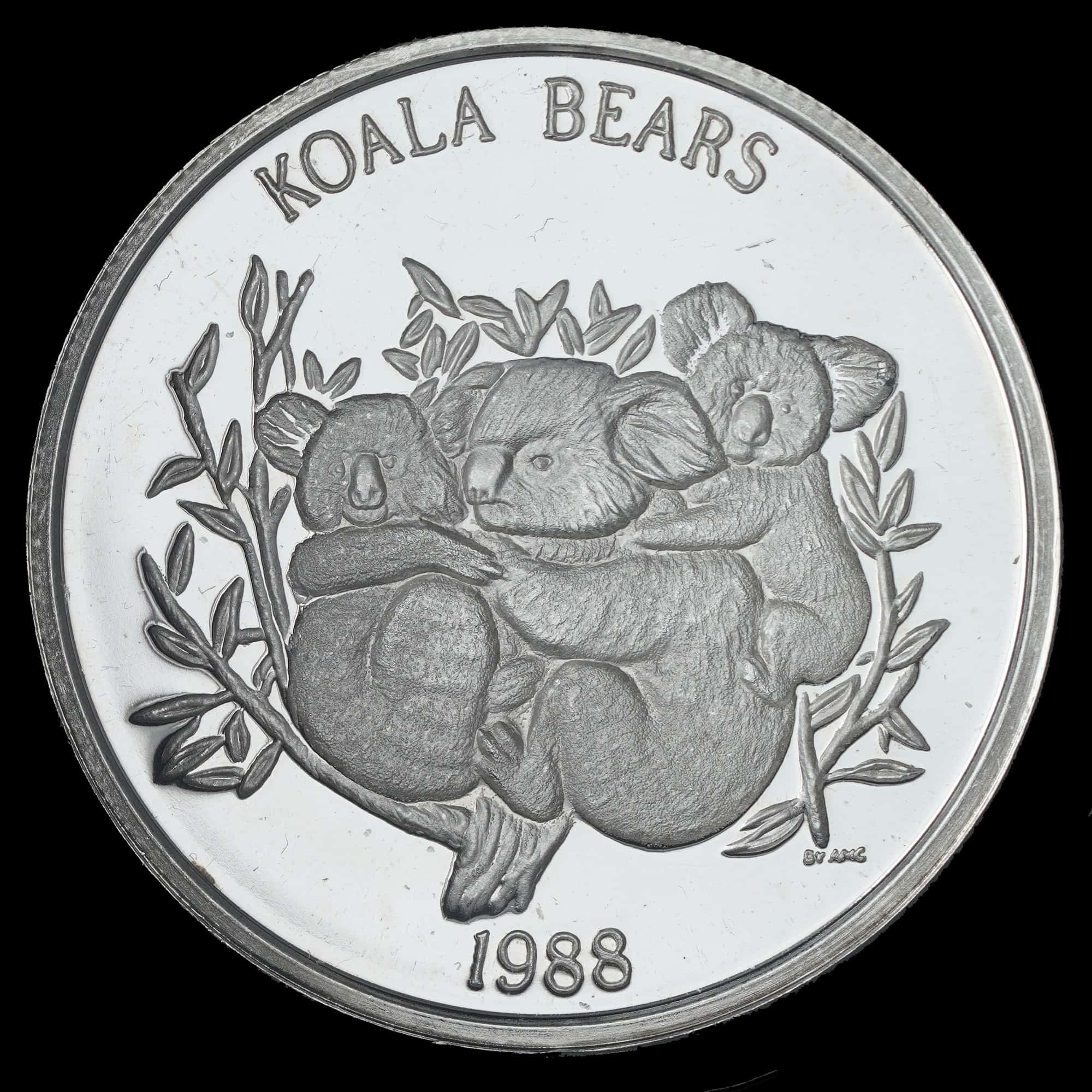 1988 Koala Bears AMC Silver Round