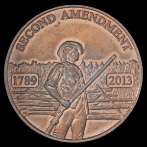 2013 Second Amendment HNH Copper Round