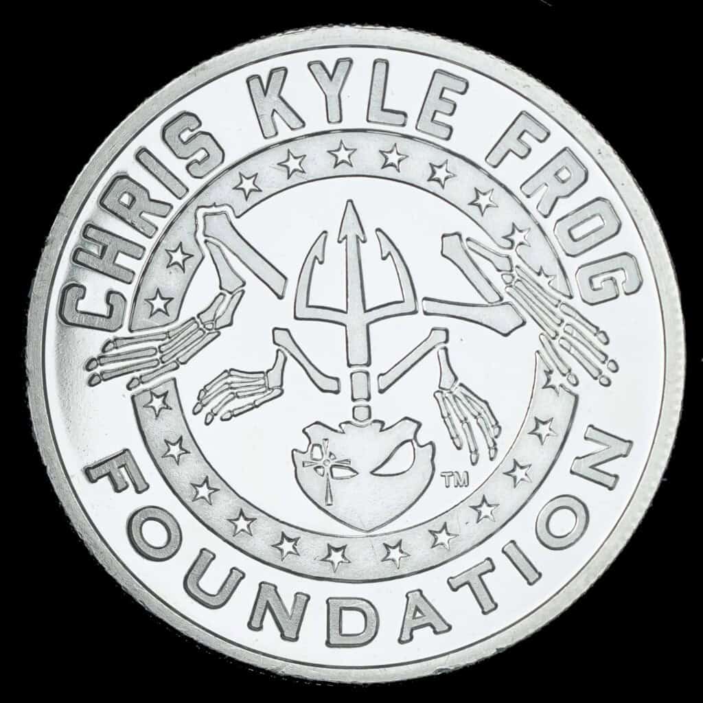 2015 Chris Kyle Frog Foundation Texas 1 oz Silver Obverse