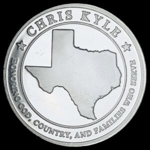 2015 Chris Kyle Frog Foundation Texas 1 oz Silver reverse