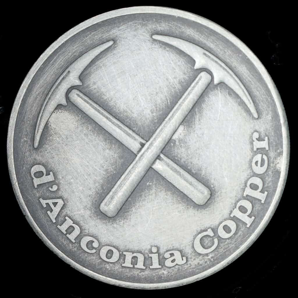 2021 D’Anconia Copper – Antiqued Silver Round Obverse