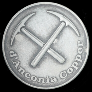 2021 D’Anconia Copper – Antiqued Silver Round obverse