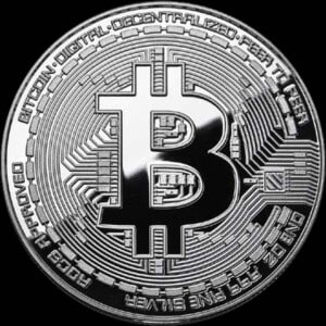 2016 Bitcoin Proof AOCS Approved Silver Round obverse