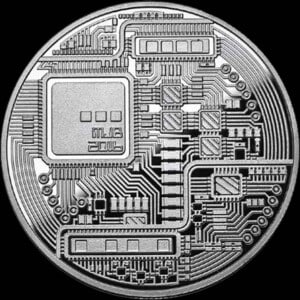 2016 Bitcoin Proof AOCS Approved Silver Round reverse