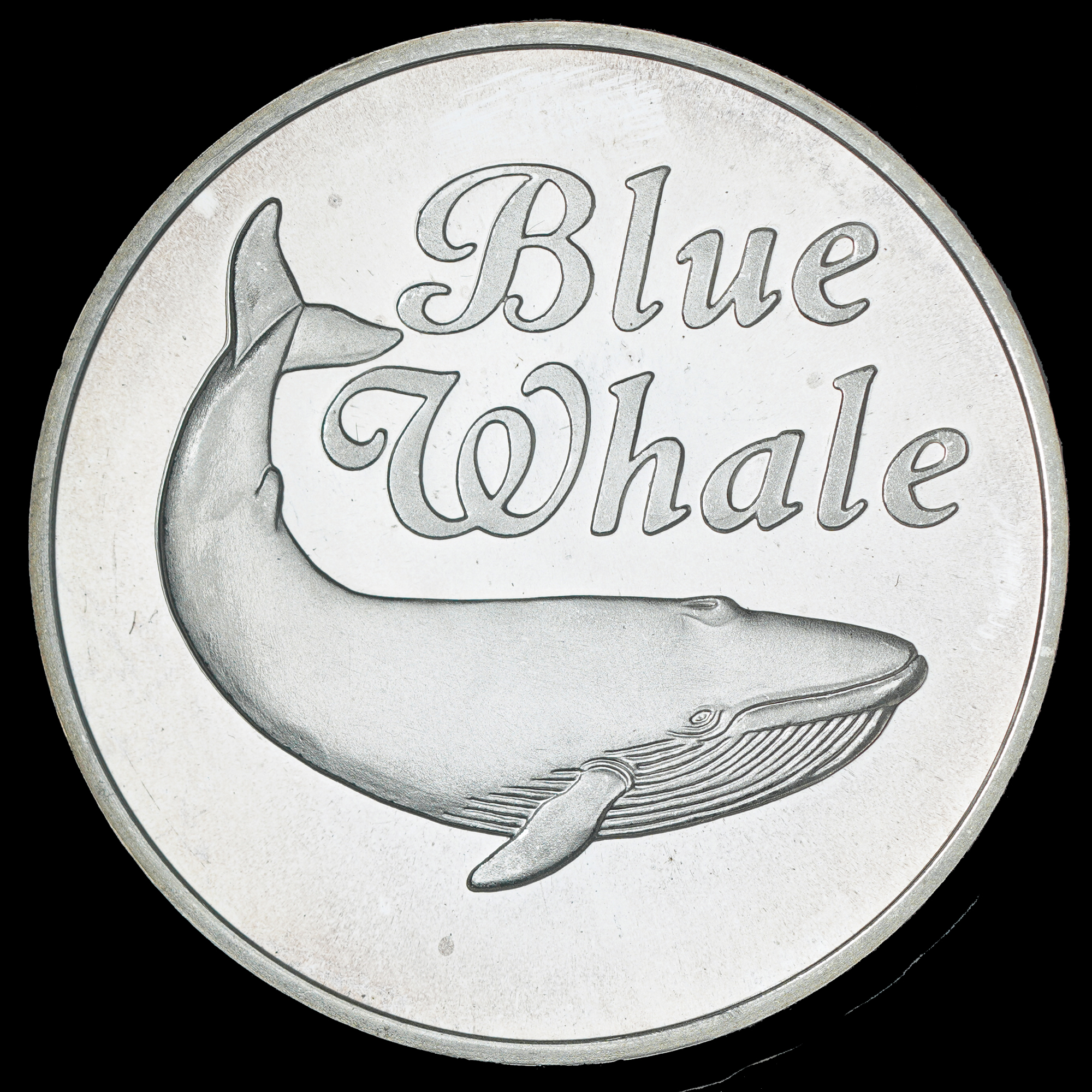 1987 Blue Whale TIM Silver Round — For Someone Special Reverse