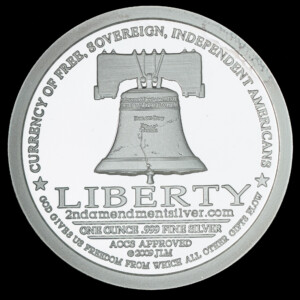 2010 Bill of Rights Silver Ninth Amendment Proof-Like Silver Round reverse