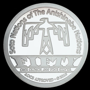 2010 Soto Nation of Turtle Island Proof-Like Silver Round reverse