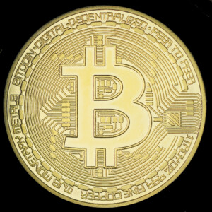 2013 Bitcoin Gold-Plated AOCS Approved Copper Round obverse