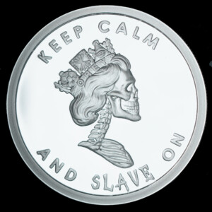 2013 Cannabis & Slave Queen Double Obverse SBSS Proof Silver Round reverse
