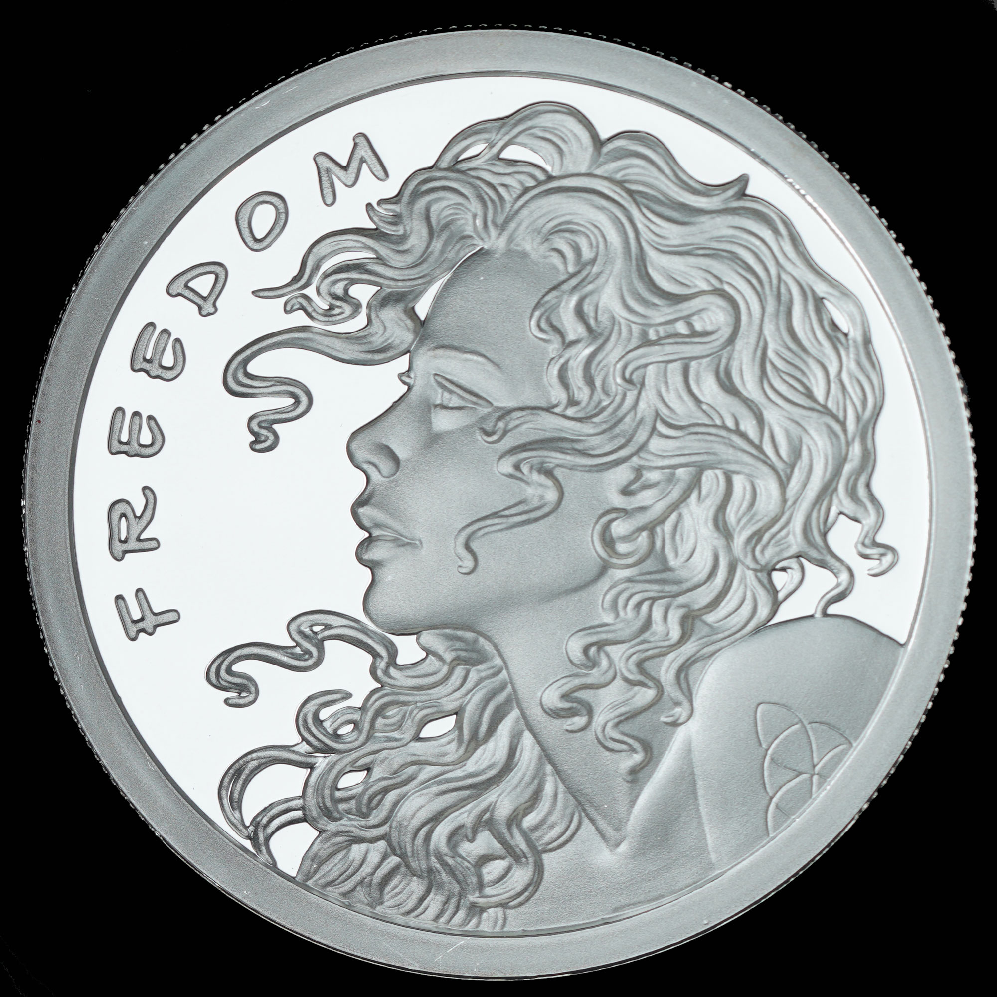2013 Free Reign Double Obverse SBSS Silver Round