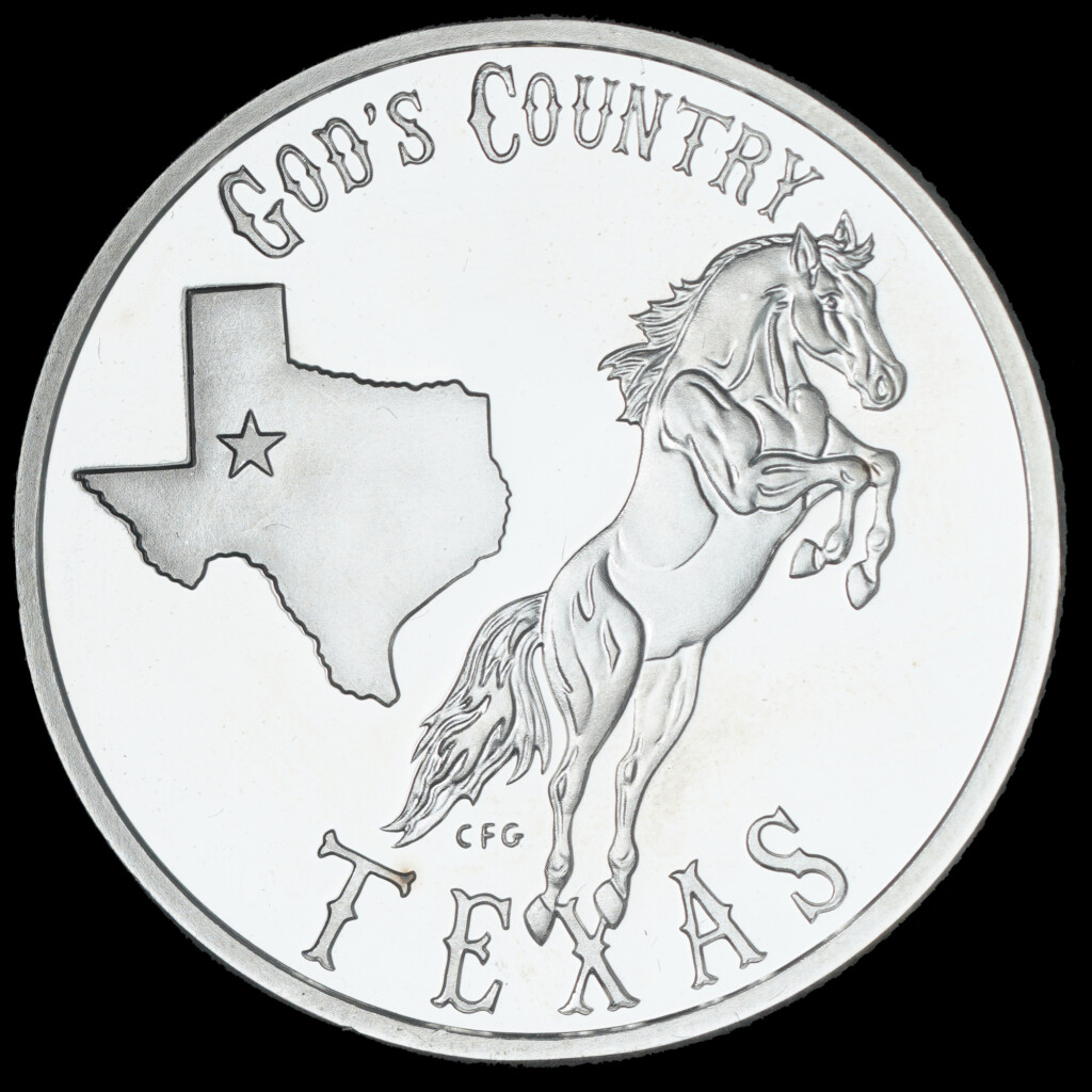 2015 Cash For Gold Jewelers God’s Country Proof-Like Silver Round Obverse