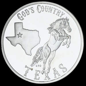 2015 Cash For Gold Jewelers God’s Country Proof-Like Silver Round obverse