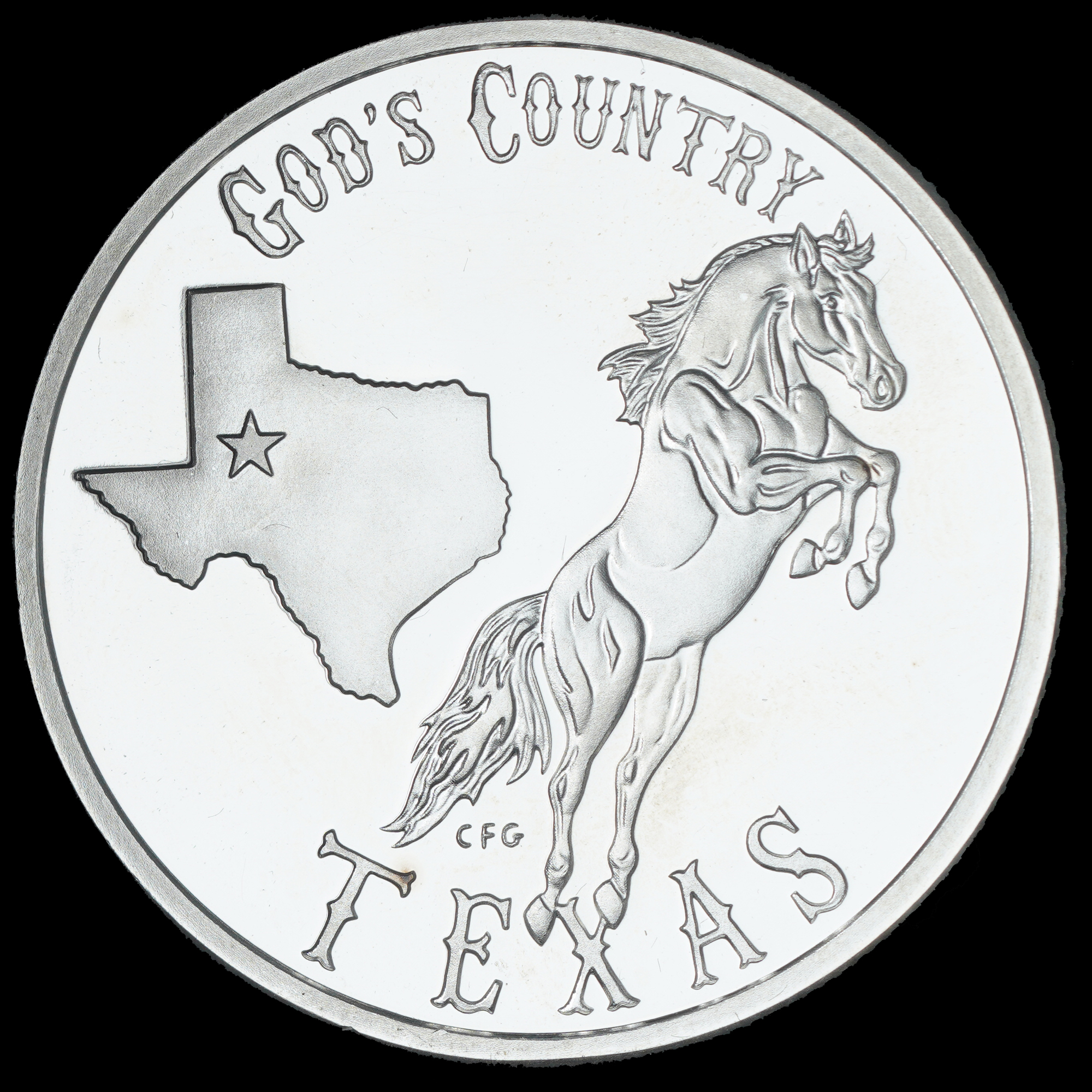 2015 Cash For Gold Jewelers God’s Country Proof-Like Silver Round