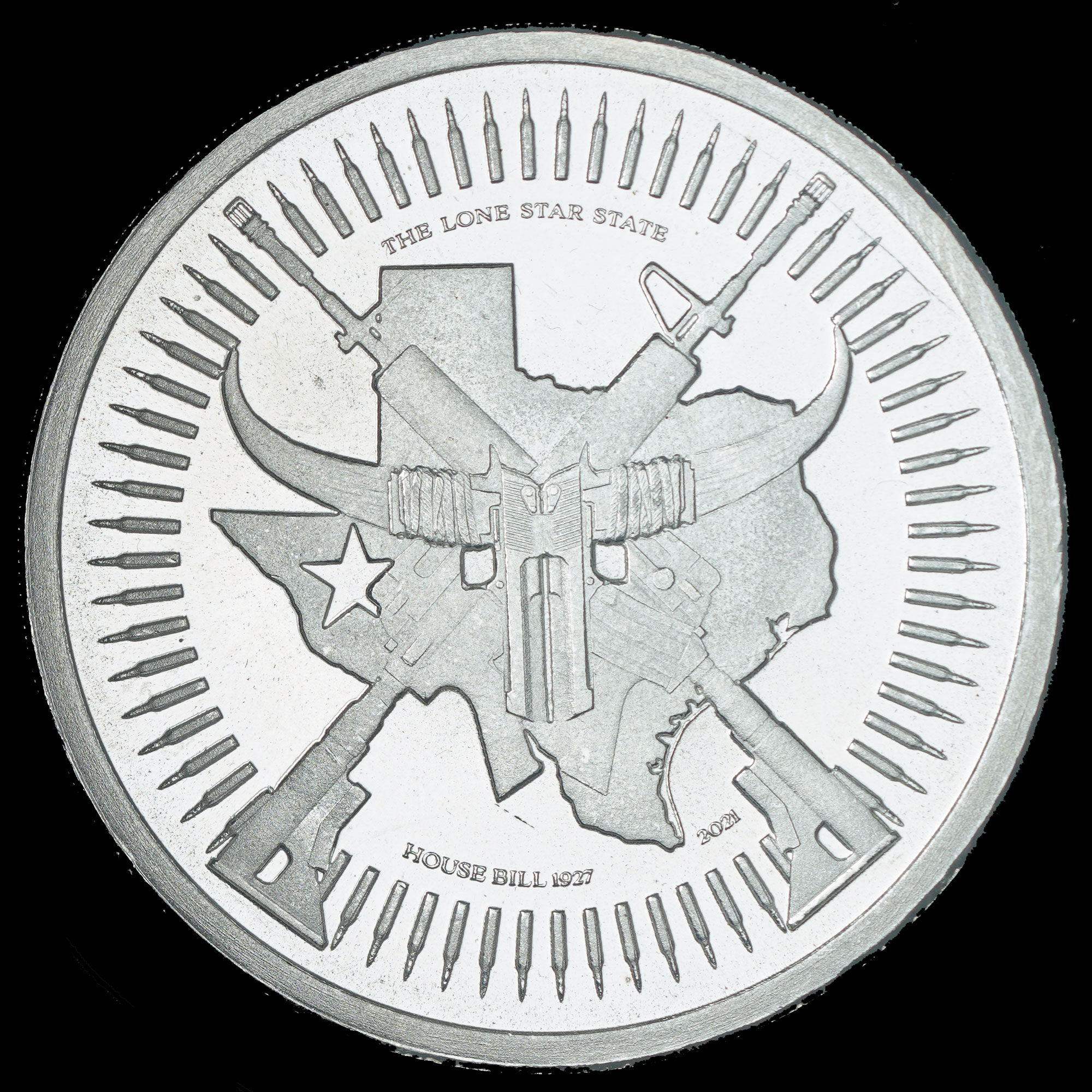 2021 Constitutional Open Carry Texas Silver Round